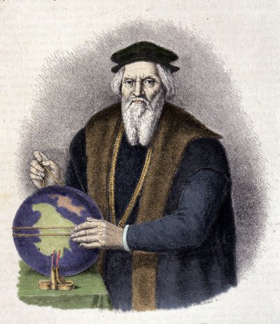 Ritratto di Sebastiano Caboto (1476-1557), navigatore italiano da Unknown artist