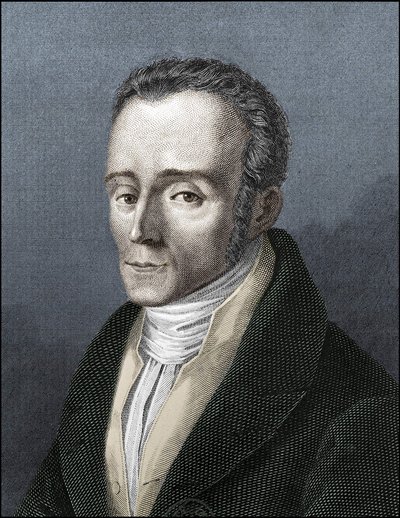 Ritratto di Silvio Pellico, scrittore italiano (1789-1854) da Unknown artist