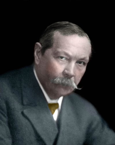 Ritratto di Sir Arthur Conan Doyle (1859-1930), romanziere inglese da Unknown artist