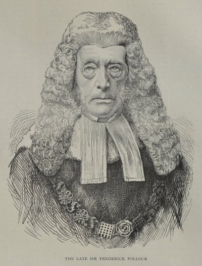 Ritratto di Sir Federick Pollock da Unknown artist
