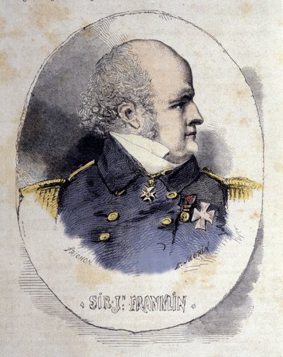 Ritratto di Sir John Franklin 1786-1847 ufficiale di marina ed esploratore britannico. da Unknown artist