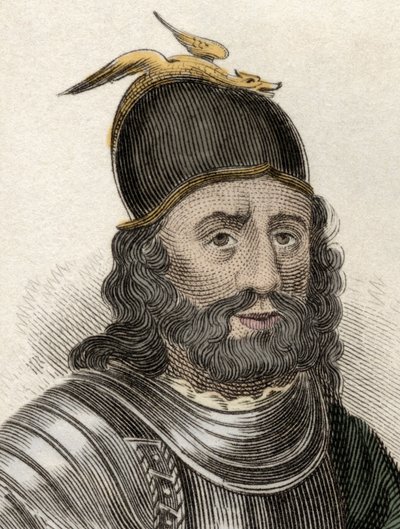 Ritratto di Sir William Wallace (Braveheart) (ca. 1270-1305), cavaliere scozzese. Incisione del XIX secolo da Unknown artist