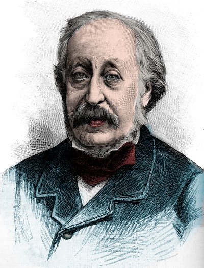 Ritratto di Stephen Heller (1813-1888) pianista, insegnante e compositore ungherese - Incisione del 1888 da Unknown artist