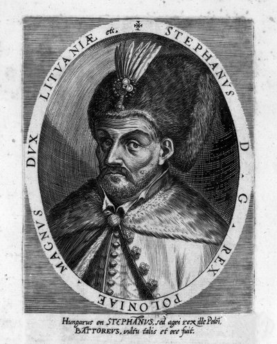 Ritratto di Stefano I Bathory (1533-1586), Principe di Transilvania e Re di Polonia da Unknown artist