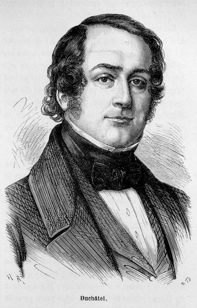 Ritratto di Tanneguy Duchatel (1803-1867), politico francese. da Unknown artist