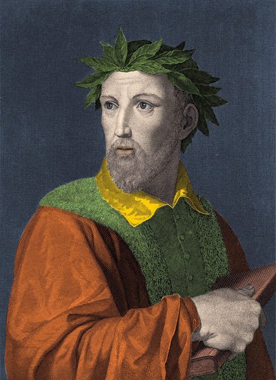 Ritratto di Torquato Tasso, detto il Muto (1544-1595) poeta italiano da Unknown artist