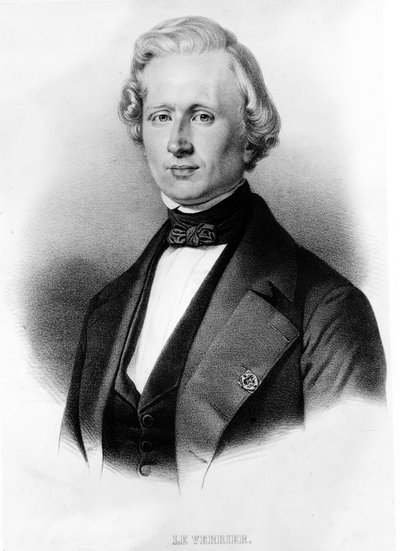Ritratto di Urbain Le Verrier (1811-1877) da Unknown artist