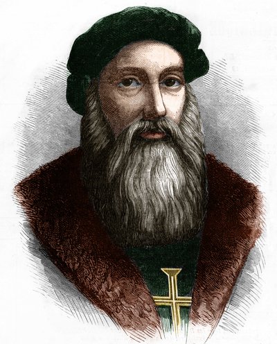 Ritratto di Vasco da Gama (1469-1524) navigatore portoghese da Unknown artist
