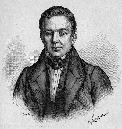 Ritratto di Villemain, professore e politico francese (1790-1870) da Unknown artist