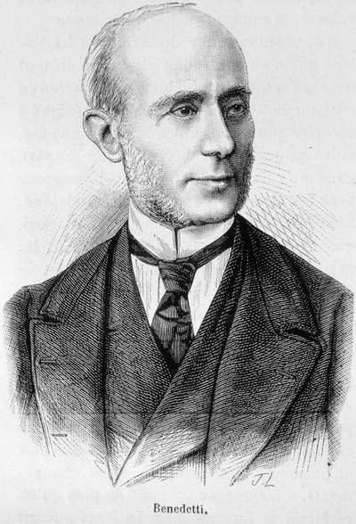 Ritratto di Vincent Benedetti, diplomatico francese (1817 - 1900) da Unknown artist