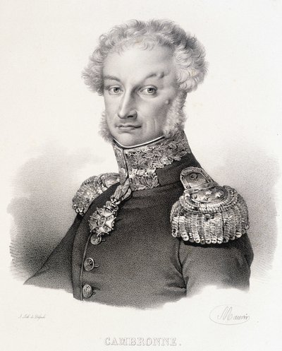 Ritratto del visconte Pierre Jacques Etienne Cambronne, generale francese (1770-1842) da Unknown artist