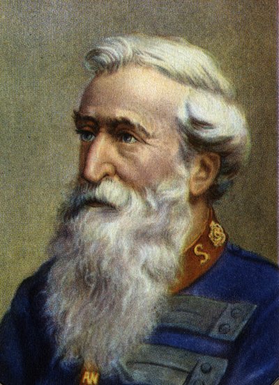 Ritratto di William Booth pastore della Chiesa metodista e fondatore dell