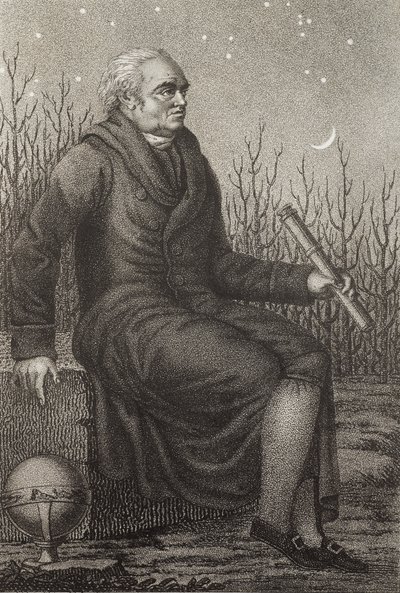 Ritratto di William Herschel (1738-1822) astronomo britannico di origine tedesca da Unknown artist