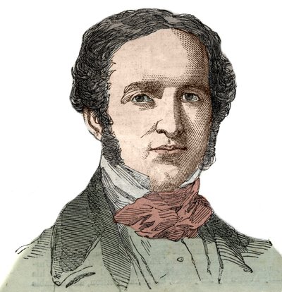 Ritratto di William Hickling Prescott (1796-1859), storico americano da Unknown artist