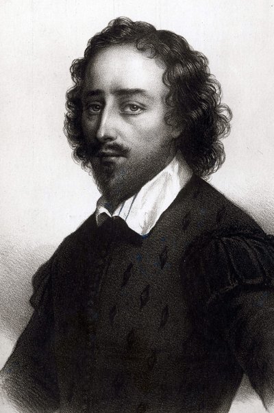 Ritratto di William Shakespeare, poeta drammatico inglese da Unknown artist