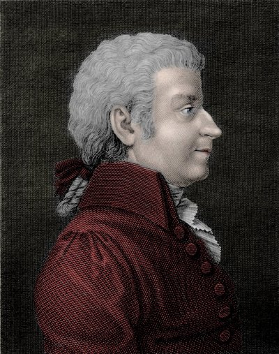 Ritratto del giovane Wolfgang Amadeus Mozart (1756-1791) compositore da Unknown artist