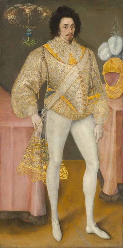 Ritratto di un uomo, possibilmente Sir Edward Stafford da Unknown artist