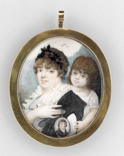 Ritratto di una Madre e Bambino da Unknown artist