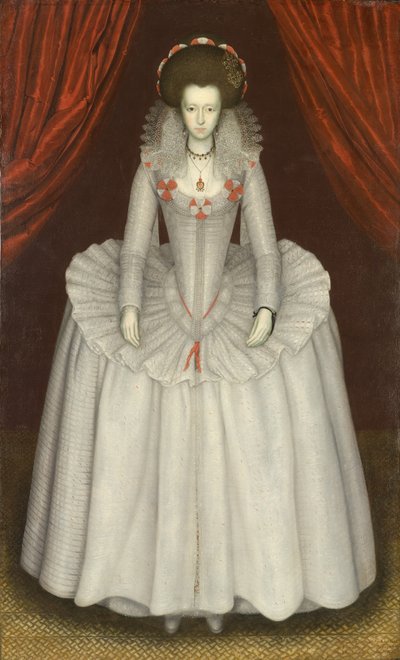 Ritratto di una donna, probabilmente Ann Finch, Lady Twysden (1574-1638) da Unknown artist
