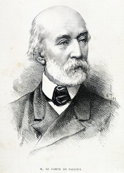 Ritratto del Conte de Falloux (1811 - 1886), politico francese da Unknown artist