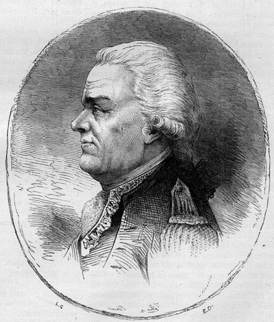 Ritratto del Conte di Grasse (Francois Joseph Paul, Marchese di Grasse Tilly) (1722-1788), ammiraglio francese che partecipò alla Guerra d