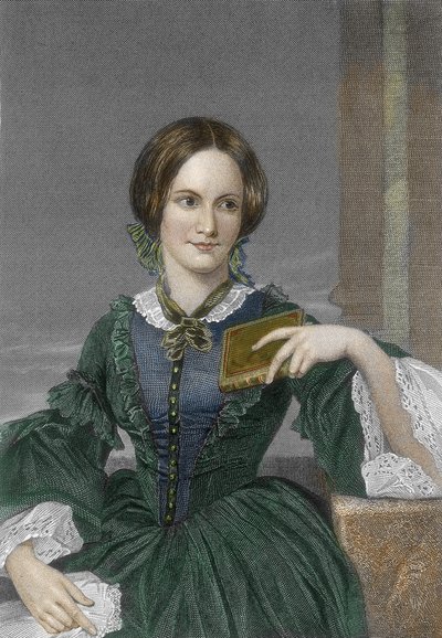 Ritratto della romanziera inglese Charlotte Bronte (1816-1855) da Unknown artist