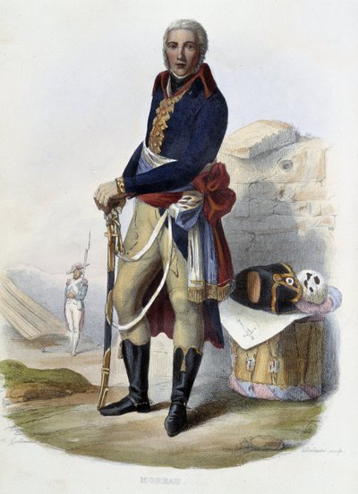 Ritratto del generale francese Jean Victor (Jean-Victor) Moreau (1763-1813) - in “Le Plutarque français”, Ed. Mennechet, Parigi da Unknown artist