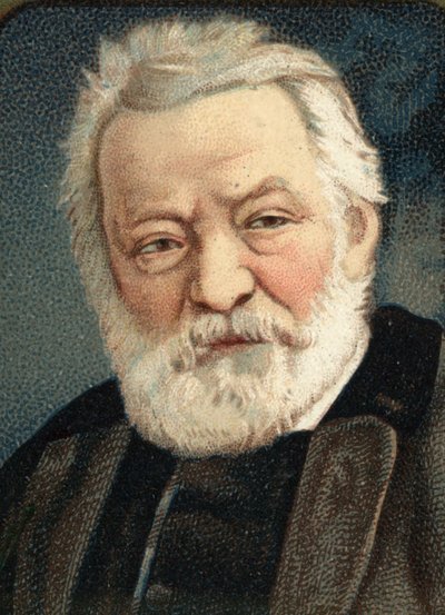 Ritratto dello scrittore francese Victor Hugo (1802 - 1885) da Unknown artist