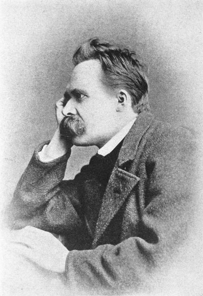 Ritratto del filosofo tedesco Friedrich Nietzsche (1844 - 1900) da Unknown artist