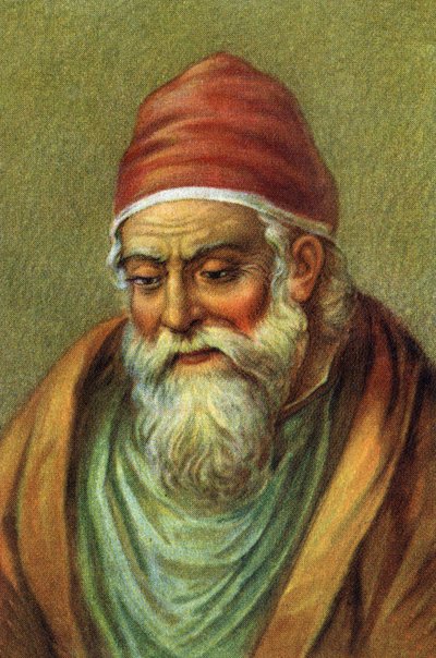 Ritratto del matematico greco Euclide . da Unknown Artist