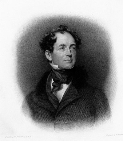 Ritratto del poeta irlandese Thomas Moore (1779-1852) da Unknown artist