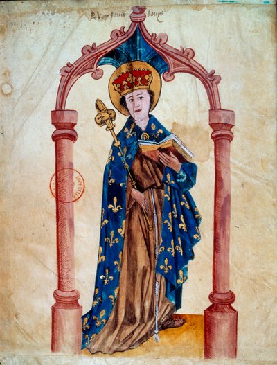 Ritratto del re di Francia Luigi IX (San Luigi) da Unknown artist