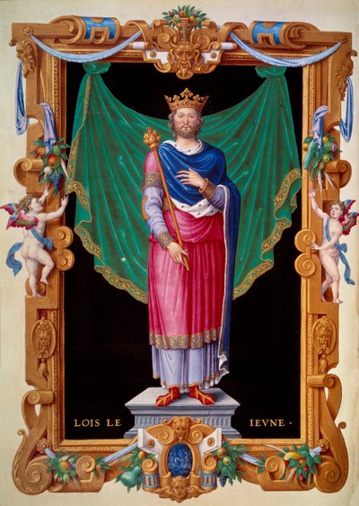 Ritratto del re di Francia Luigi VII il giovane da Unknown artist