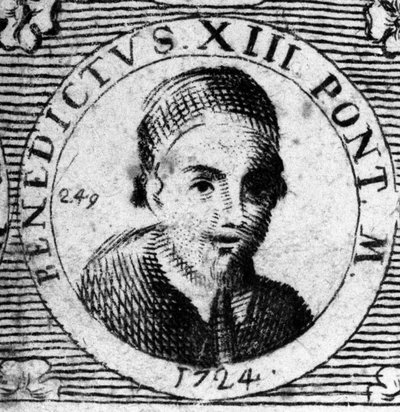 Ritratto di Papa Benedetto XIII (1649-1730) da Unknown artist