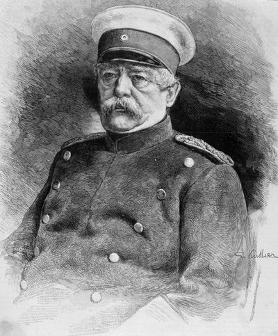 Ritratto del Principe di Bismarck (1815 - 1898) da Unknown artist