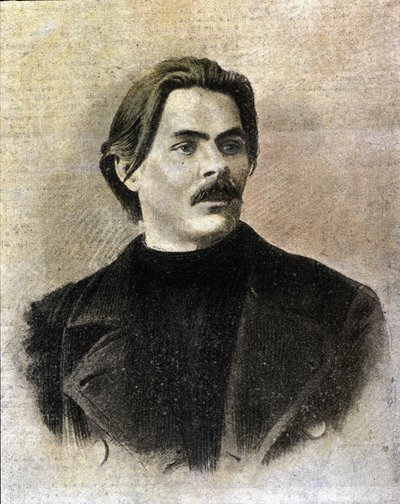 Ritratto dello scrittore russo Maksim Gor