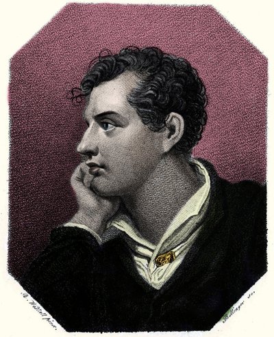 Ritratto del poeta George Gordon Byron (1788-1824) da Unknown artist