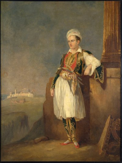 Ritratto del poeta Lord George Noel Byron da Unknown artist