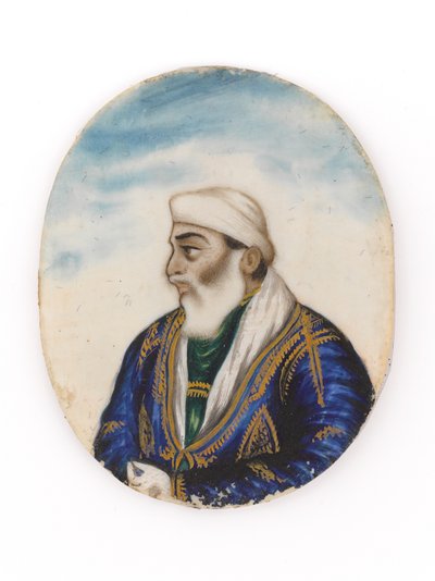 Ritratto, probabilmente di Ayodeya Prasad, fratello di Dina Nath da Unknown artist