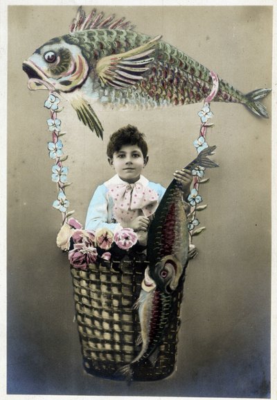 Cartolina del 1° aprile, inizio del XX secolo da Unknown Artist