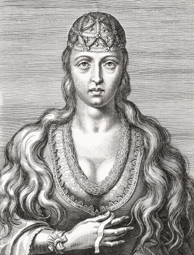 Principessa Giovanna del Portogallo. Joana. Ritratto. da Unknown artist