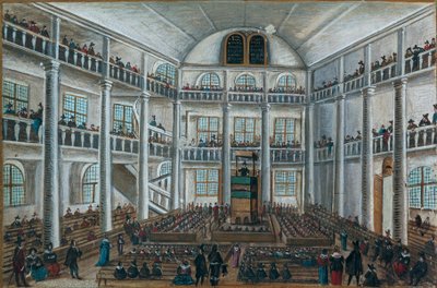 Chiesa protestante di Charenton, da Liber Amicorum, Spira da Unknown artist