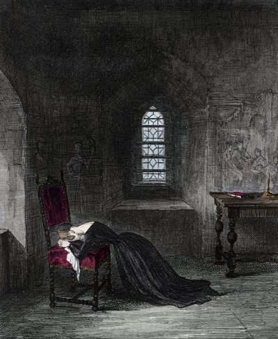La Regina Jeanne Grey è prigioniera nella Torre di Londra. Lady Jane Grey (1537-1554), nipote del re Enrico VIII, fu regina d