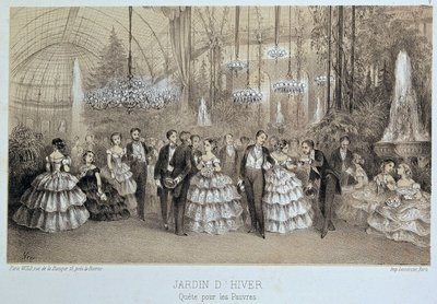 Questua per i poveri al Winter Garden (ballo sociale) da Unknown artist