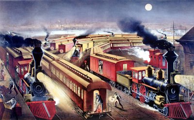 Ferrovia negli Stati Uniti da Unknown artist