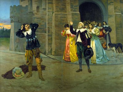 Raimondo annuncia la morte di Lucia a Edgar nell