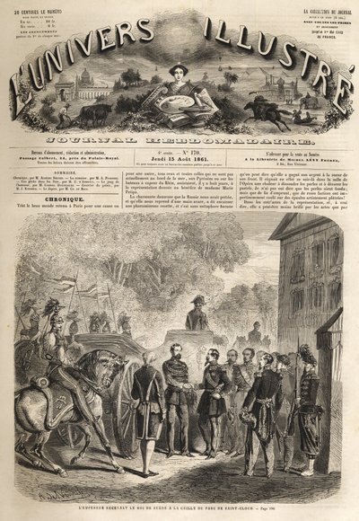 Accoglienza di Carlo XV da Unknown artist