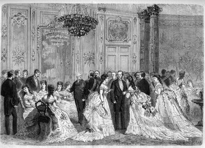 Ricevimento del Presidente della Repubblica Adolphe Thiers al Palazzo dell