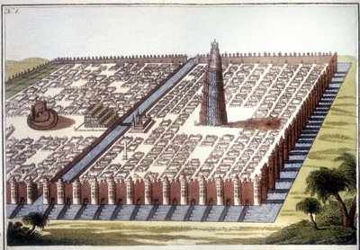 Veduta ricostruita dell