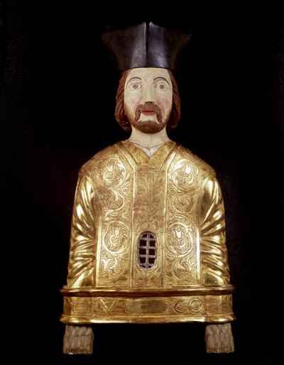 Busto reliquiario di San Giustino da Unknown artist